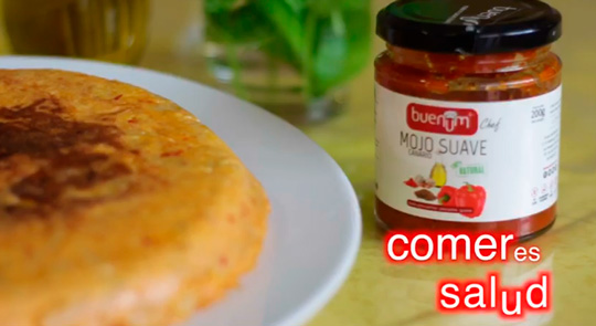 Tortilla de patata con Mojo Buenum